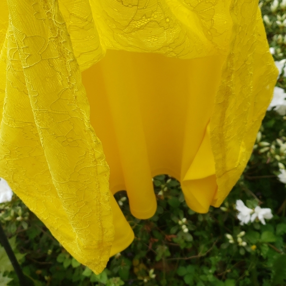 Last Chance - Bundle and Save - Yellow Forever 21 Short Skater Dress - Picture 5 of 8